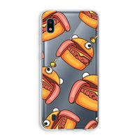 Hamburger: Samsung Galaxy A10 Transparant Hoesje Hamburger: Samsung Galaxy A10 Transparant Hoesje