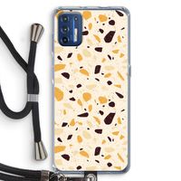 Terrazzo N°13: Motorola Moto G9 Plus Transparant Hoesje met koord