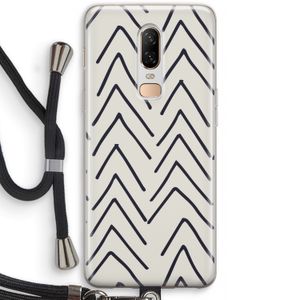 Marrakech Arrows: OnePlus 6 Transparant Hoesje met koord