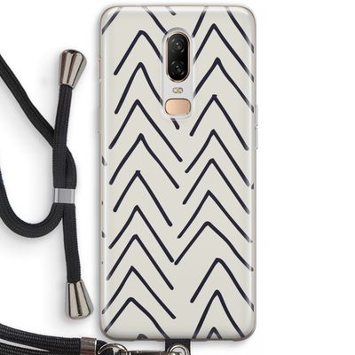 Marrakech Arrows: OnePlus 6 Transparant Hoesje met koord