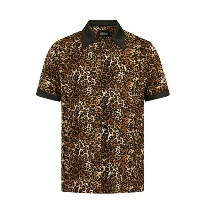 Collectif Keith Leopard Shirt -M