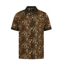 Collectif Keith Leopard Shirt -M