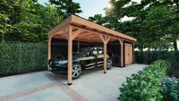 Tijdelijk 15% korting | Trendhout Buitenverblijf Casa 780x330 cm - Combinatie 2- Plat dak- Hout- Trendhout