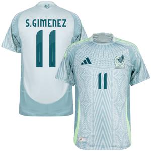 Mexico Authentic Heat.RDY Shirt Uit 2024-2025 + S. Gimenez 11
