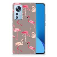 Xiaomi 12 | 12X | TPU Hoesje | Flamingo