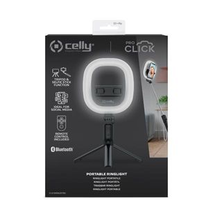 Celly Ring Light Tripod Compact Bluetooth