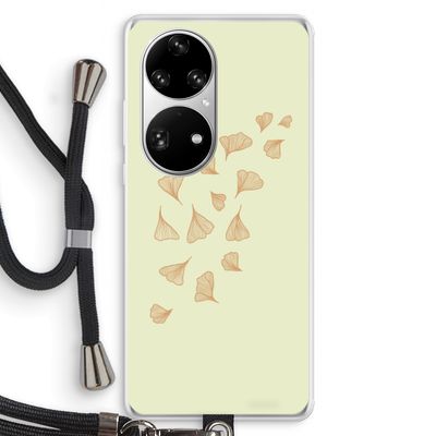 Falling Leaves: Huawei P50 Pro Transparant Hoesje met koord