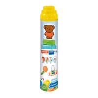 Clementoni baby - nijntje boris clemmy soft blokken in koker, 5dlg.