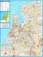 Wandkaart P Nederland Basic, 100 x 130 cm | Falk