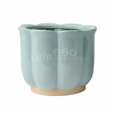 Bloempot Flower Keramiek Ø18cm Blauw