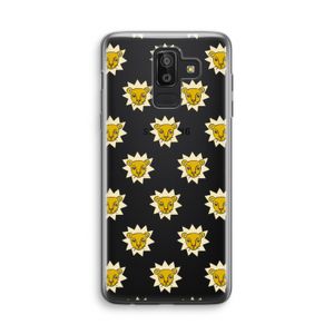 Leeuwenkoppen: Samsung Galaxy J8 (2018) Transparant Hoesje