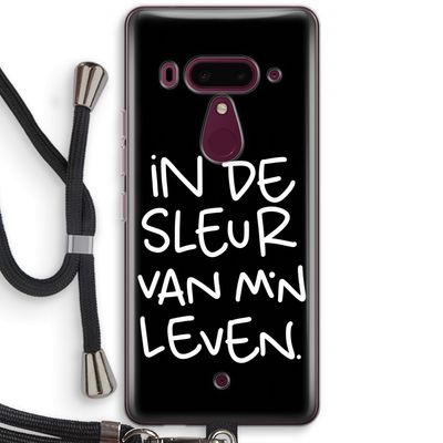 De Sleur: HTC U12+ Transparant Hoesje met koord