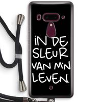 De Sleur: HTC U12+ Transparant Hoesje met koord