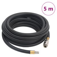 Luchtslang hybride 0,6'' 5 m rubber en PVC zwart - thumbnail