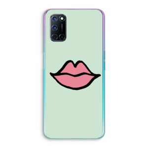 Kusje: Oppo A92 Transparant Hoesje