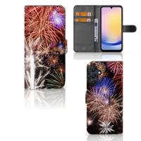 Samsung Galaxy A25 | Wallet Case | met Pasjes | Vuurwerk