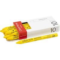 Caran Dache Caran d'ache neocolor i, l: 10 cm, dikte 8,5 mm, yellow (010), 10 stuk/ 1 doos