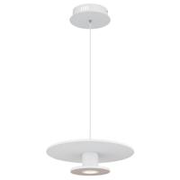 Globo Witte hanglampCarter Ø 38cm met vilt - 15647W