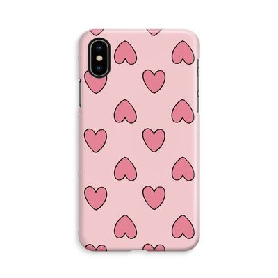Ondersteboven verliefd: iPhone Xs Volledig Geprint Hoesje