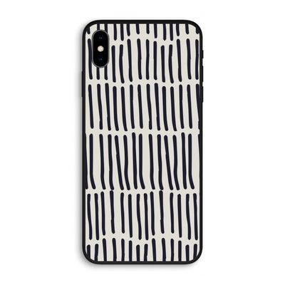Moroccan stripes: iPhone XS Max Biologisch afbreekbaar hoesje