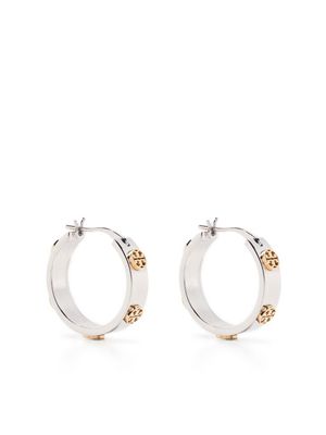 Tory Burch petites boucles d'oreilles Miller - Argent