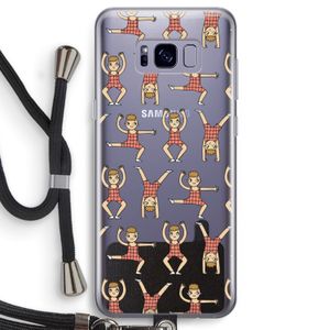Gymboys: Samsung Galaxy S8 Transparant Hoesje met koord