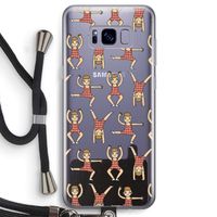 Gymboys: Samsung Galaxy S8 Transparant Hoesje met koord