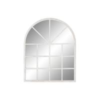 Wandspiegel Home ESPRIT Wit Spar Spiegel Neoklassiek Venster 150 x 3,5 x 186 cm