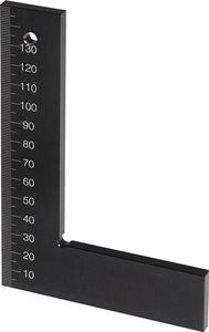 Promat Hoek | DIN 875/I | beenlengte 200 x 130 mm | aluminium - 4000858064 4000858064