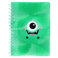 Siliconen Notitieboek met Stekeltjes en Monstertje, A5 Siliconen Notitieboek met Stekeltjes en Monstertje, A5