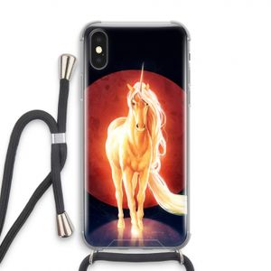 Last Unicorn: iPhone XS Transparant Hoesje met koord