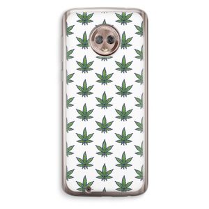 Weed: Motorola Moto G6 Transparant Hoesje