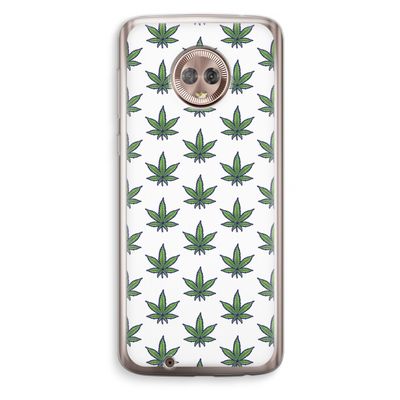 Weed: Motorola Moto G6 Transparant Hoesje
