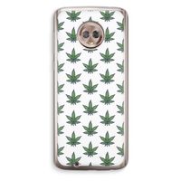 Weed: Motorola Moto G6 Transparant Hoesje