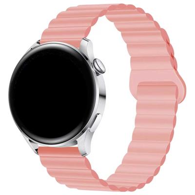 Samsung Galaxy Watch 5 Pro Magnetische Siliconen Band - Roze Samsung Galaxy Watch 5 Pro Magnetische Siliconen Band - Roze