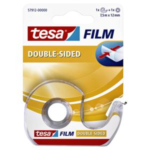 Tesa dubbelzijdige tape - plakband - 7,5m - met dispenser