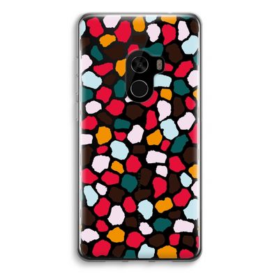 Colored Giraffe: Xiaomi Mi Mix 2 Transparant Hoesje