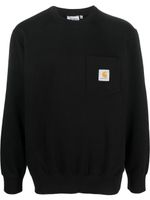 Carhartt WIP sweat en coton à patch logo - Noir - thumbnail