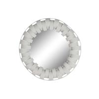 Wandspiegel Home ESPRIT Wit Beige Modern 87 x 7,5 x 87 cm