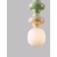 Lyora HanglampClio M groen en geel keramiek - 9009117