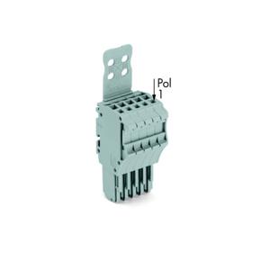 WAGO 2020-105/133-000 Connector, female Grijs 50 stuk(s)