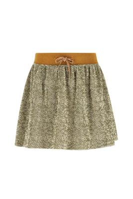 Like Flo winter mesh rok meisjes - zand - Sascha - plisse