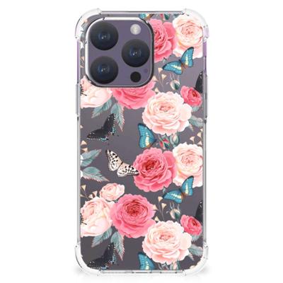 iPhone 15 Pro Case Butterfly Roses iPhone 15 Pro Case Butterfly Roses