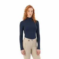 Anky Mockneck Shirt donkerblauw maat:l