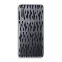 Marrakech Zigzag: Samsung Galaxy A7 (2018) Transparant Hoesje