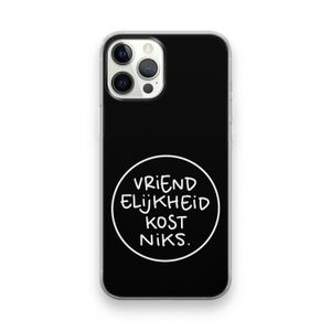 Vriendelijkheid: iPhone 12 Pro Transparant Hoesje