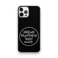 Vriendelijkheid: iPhone 12 Pro Transparant Hoesje