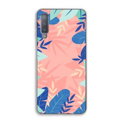 Tropisch: Samsung Galaxy A7 (2018) Transparant Hoesje