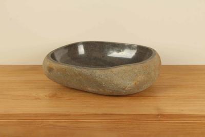 Rivierstenen waskom RL040314, 50x38x15 cm