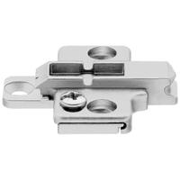 Blum kruismontageplaat - Clip top BLUMOTION - 0 mm - vernikkeld